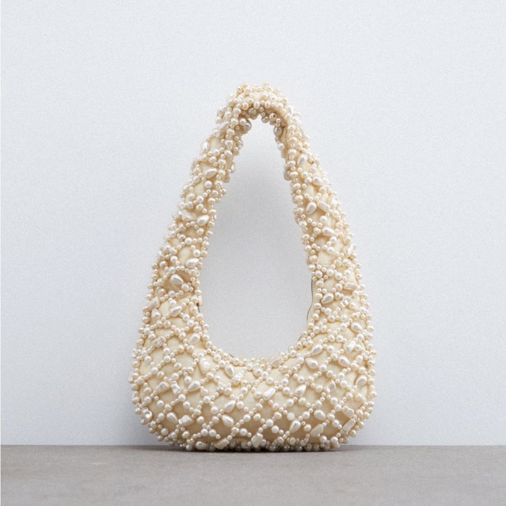 Zara Shoulder Pearl Bag
